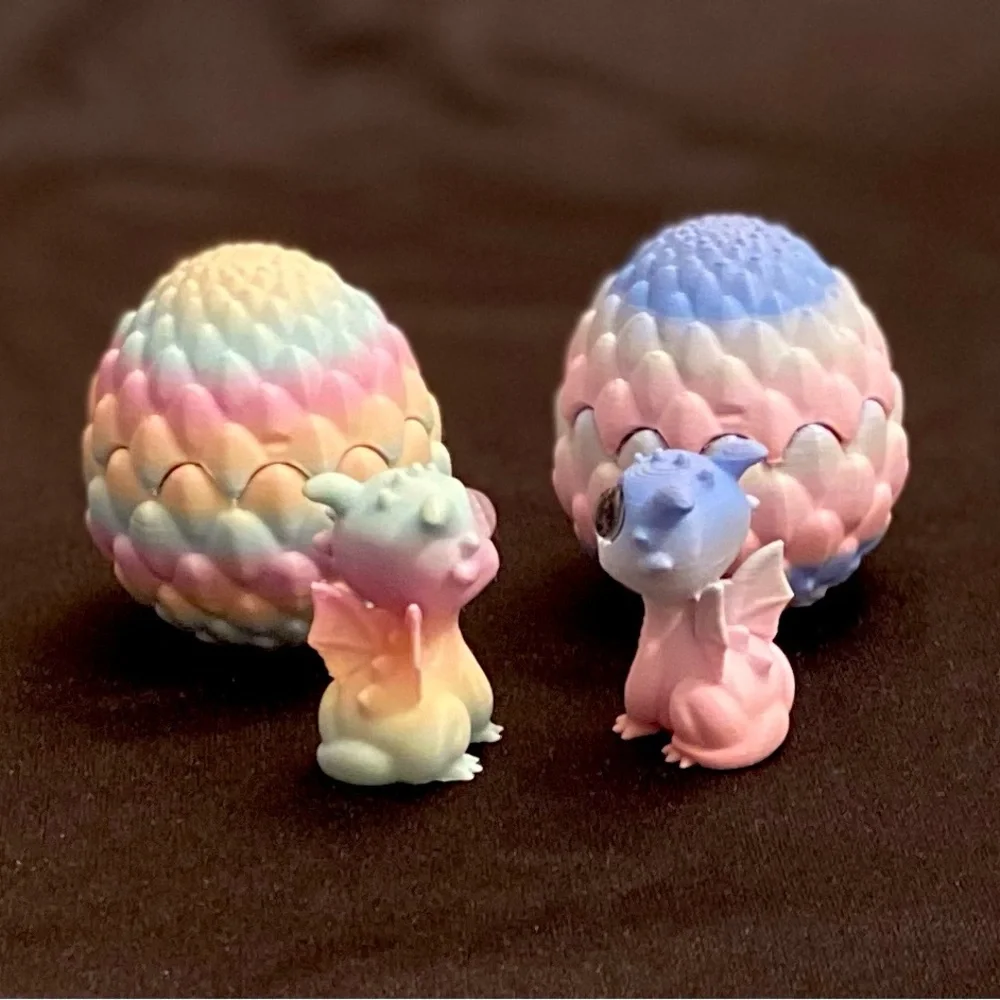 Pastel Dragon Egg and Baby Dragon Toy Set Is Sweet and Special - Choose One - Picture 6 of 10